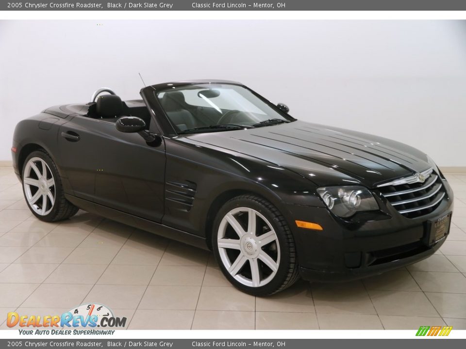 2005 Chrysler Crossfire Roadster Black / Dark Slate Grey Photo #1