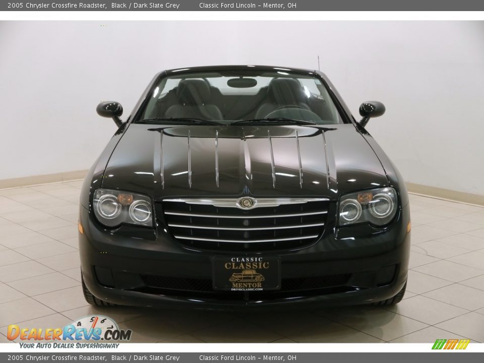 2005 Chrysler Crossfire Roadster Black / Dark Slate Grey Photo #3