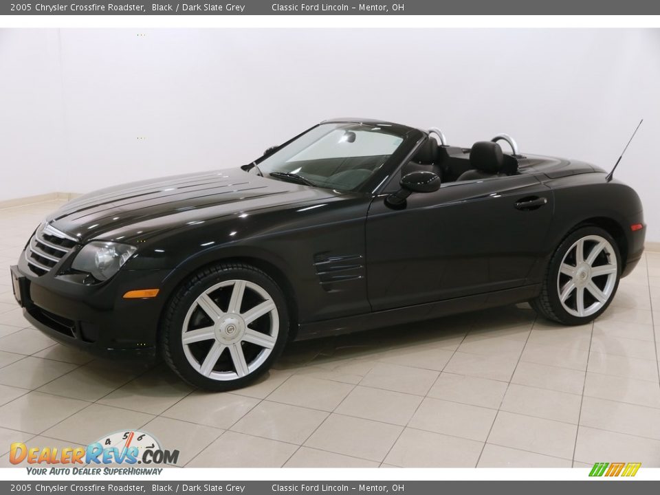 2005 Chrysler Crossfire Roadster Black / Dark Slate Grey Photo #4
