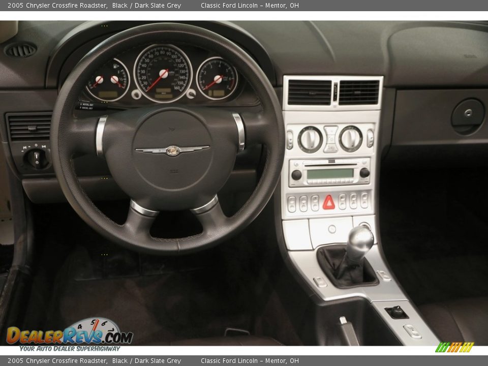 2005 Chrysler Crossfire Roadster Black / Dark Slate Grey Photo #7