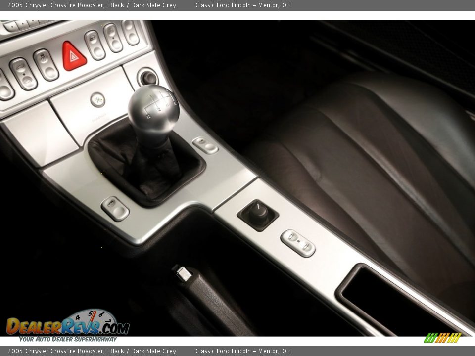 2005 Chrysler Crossfire Roadster Black / Dark Slate Grey Photo #12