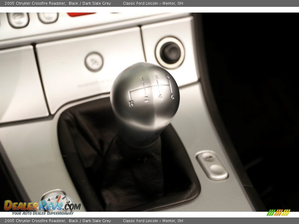 2005 Chrysler Crossfire Roadster Black / Dark Slate Grey Photo #13