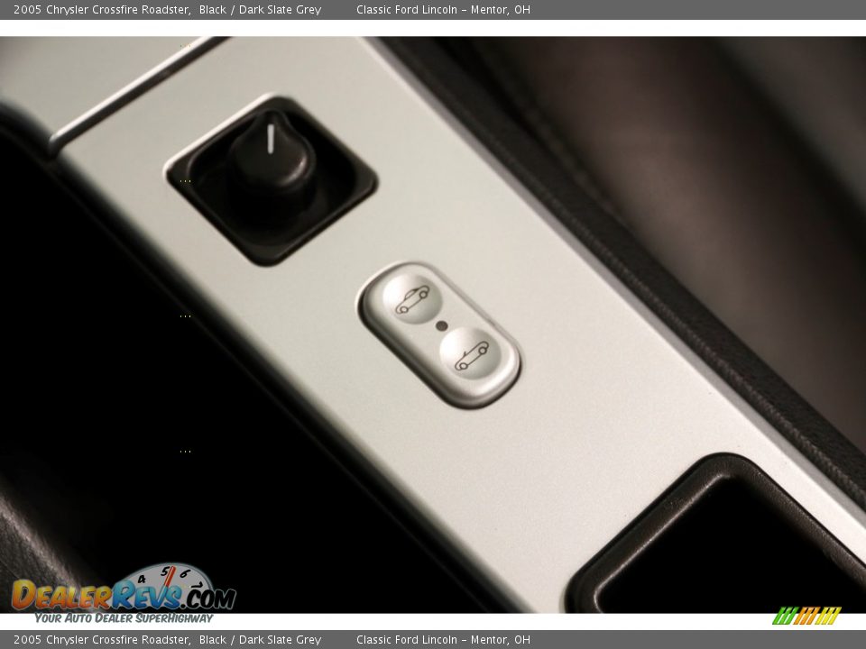 2005 Chrysler Crossfire Roadster Black / Dark Slate Grey Photo #14