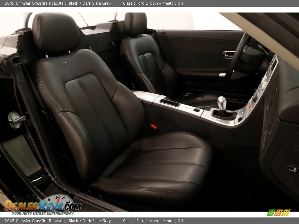 2005 Chrysler Crossfire Roadster Black / Dark Slate Grey Photo #16