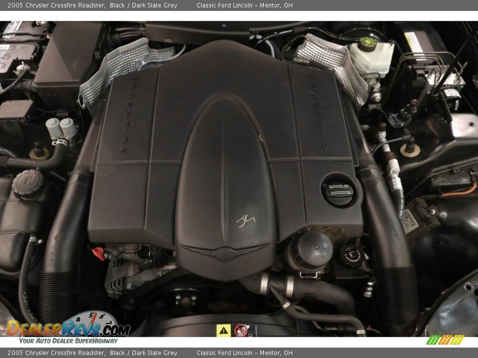 2005 Chrysler Crossfire Roadster Black / Dark Slate Grey Photo #18