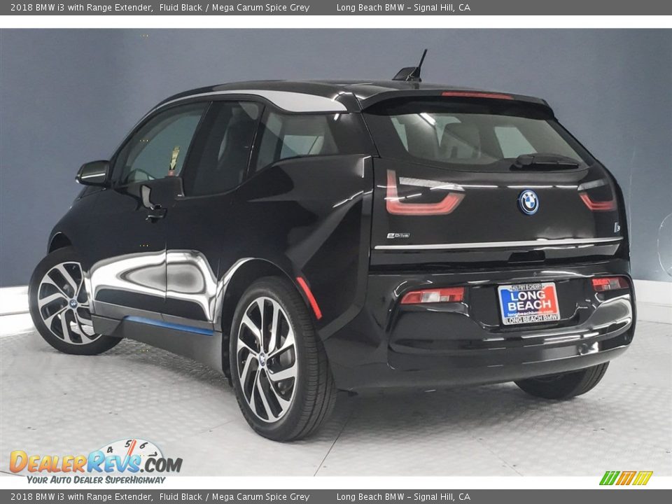 2018 BMW i3 with Range Extender Fluid Black / Mega Carum Spice Grey Photo #3