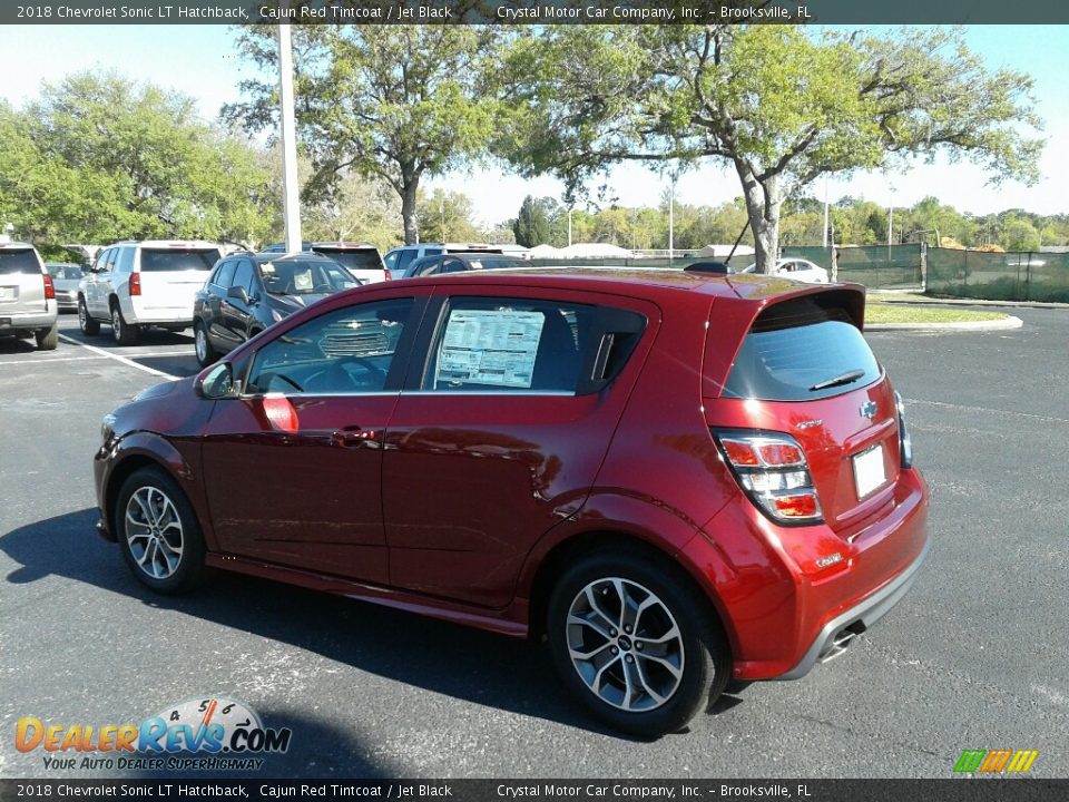 2018 Chevrolet Sonic LT Hatchback Cajun Red Tintcoat / Jet Black Photo #3