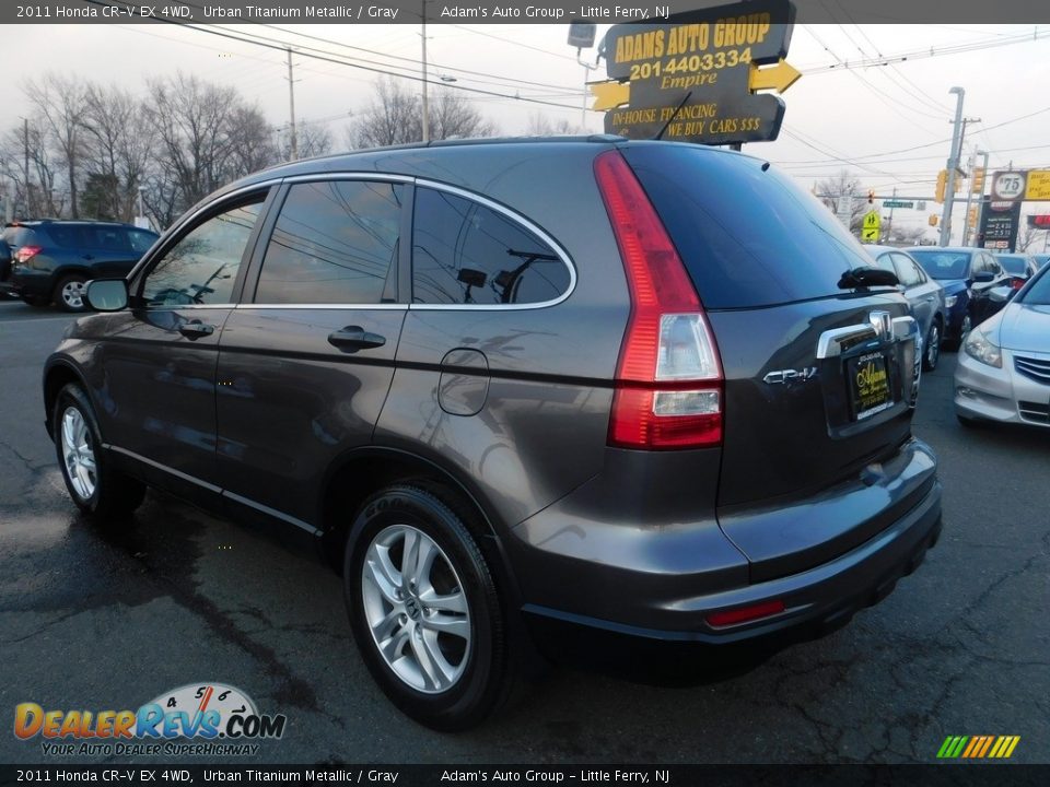 2011 Honda CR-V EX 4WD Urban Titanium Metallic / Gray Photo #4