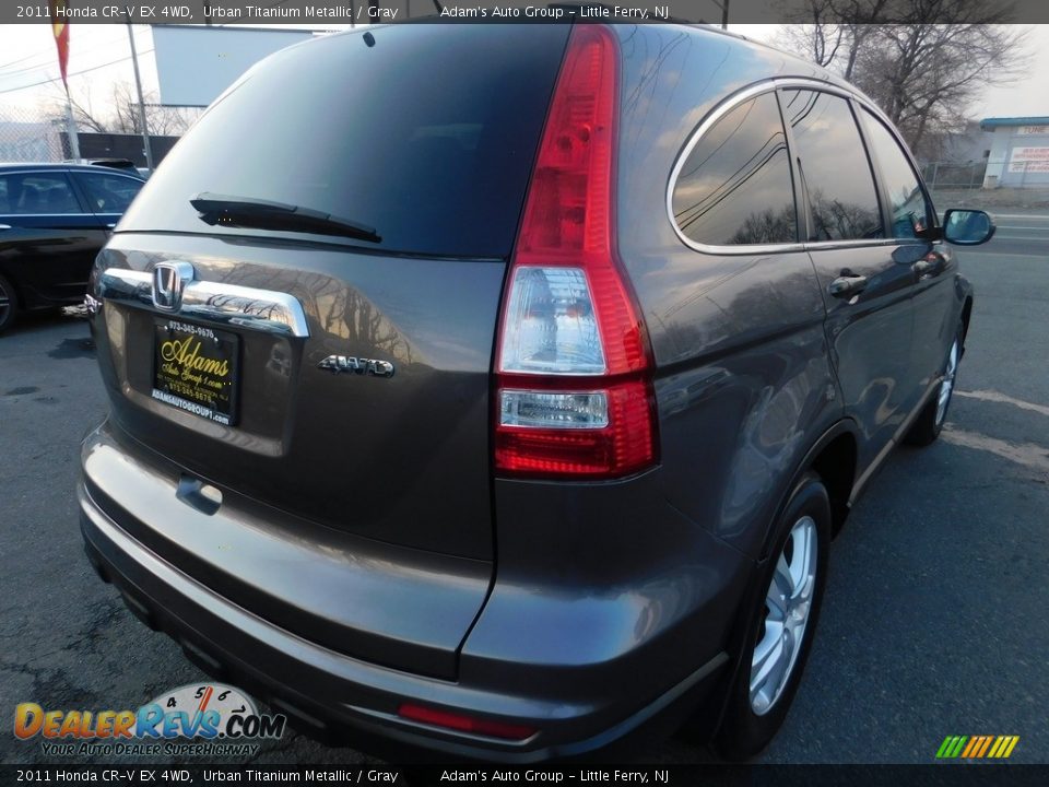 2011 Honda CR-V EX 4WD Urban Titanium Metallic / Gray Photo #7