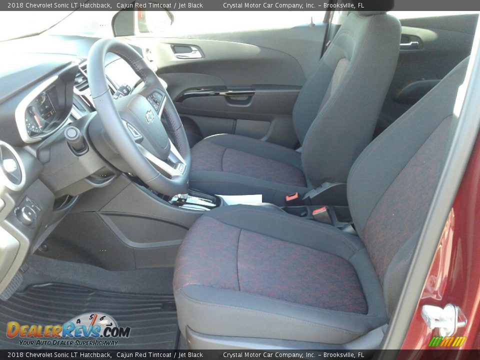 2018 Chevrolet Sonic LT Hatchback Cajun Red Tintcoat / Jet Black Photo #9
