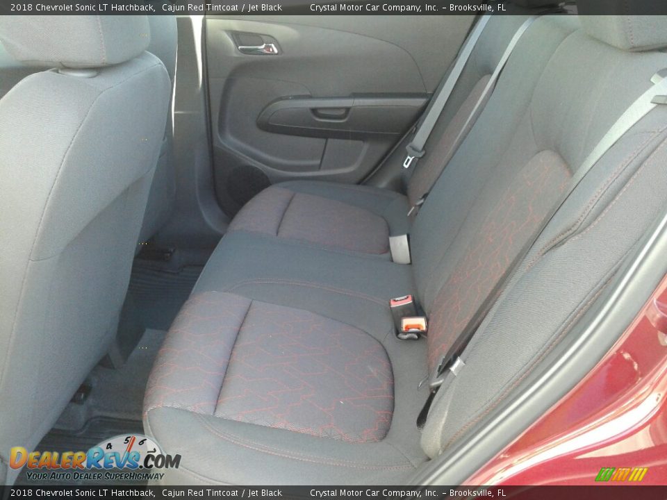 2018 Chevrolet Sonic LT Hatchback Cajun Red Tintcoat / Jet Black Photo #10
