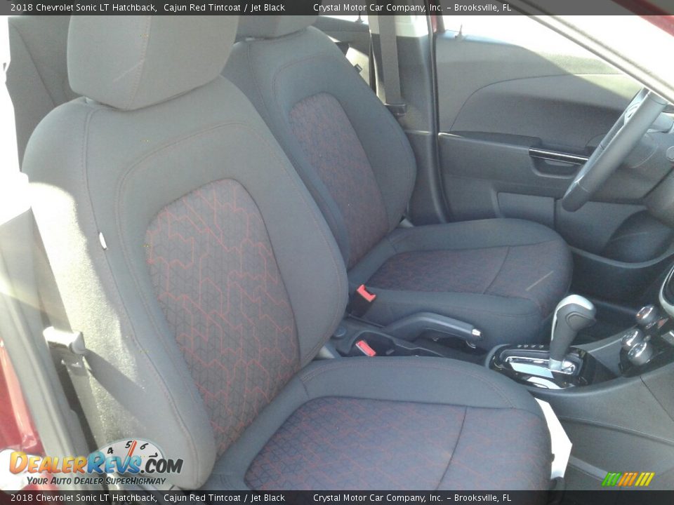 2018 Chevrolet Sonic LT Hatchback Cajun Red Tintcoat / Jet Black Photo #12