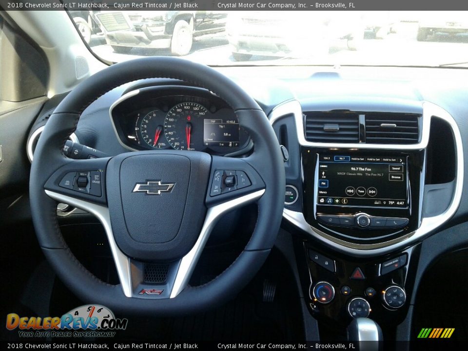 2018 Chevrolet Sonic LT Hatchback Cajun Red Tintcoat / Jet Black Photo #13