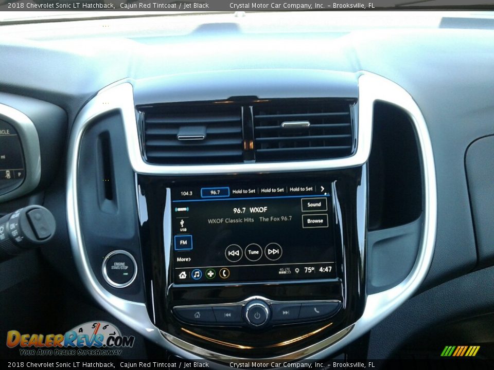 2018 Chevrolet Sonic LT Hatchback Cajun Red Tintcoat / Jet Black Photo #15