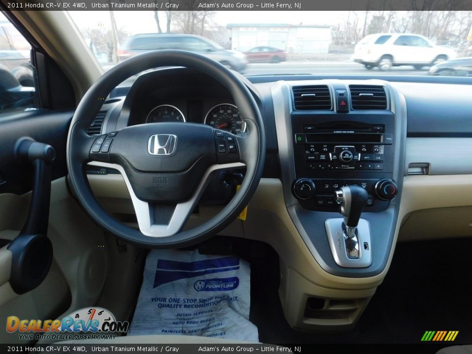 2011 Honda CR-V EX 4WD Urban Titanium Metallic / Gray Photo #34