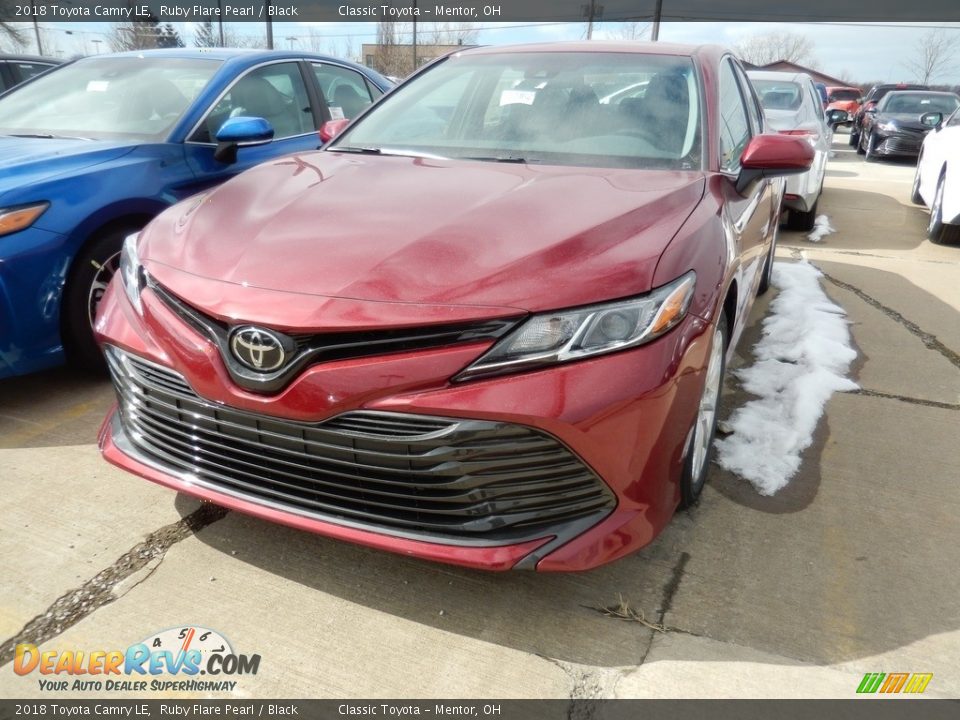 2018 Toyota Camry LE Ruby Flare Pearl / Black Photo #1
