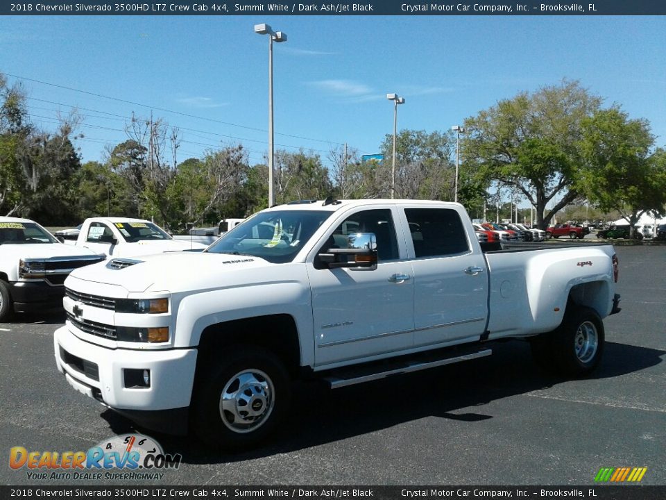 2018 Chevrolet Silverado 3500HD LTZ Crew Cab 4x4 Summit White / Dark Ash/Jet Black Photo #1
