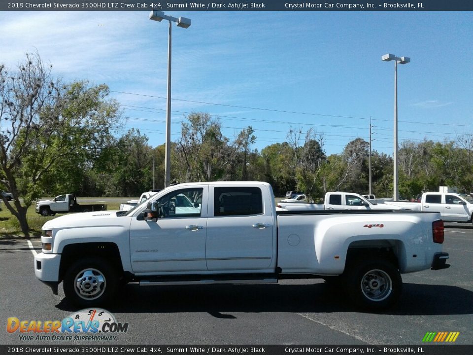 2018 Chevrolet Silverado 3500HD LTZ Crew Cab 4x4 Summit White / Dark Ash/Jet Black Photo #2