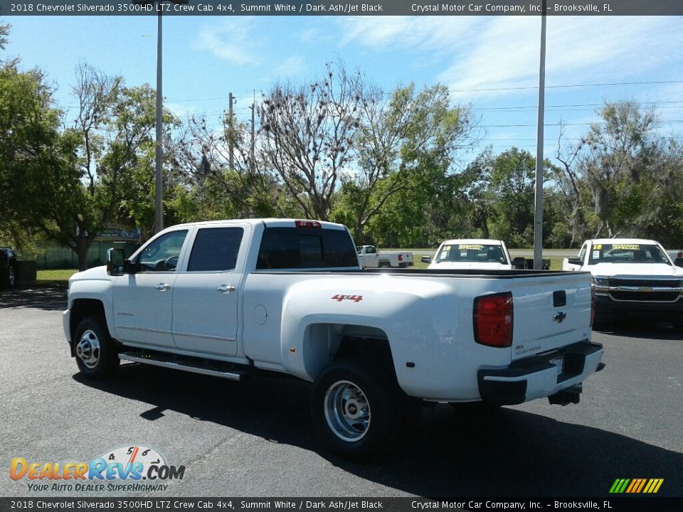 2018 Chevrolet Silverado 3500HD LTZ Crew Cab 4x4 Summit White / Dark Ash/Jet Black Photo #3