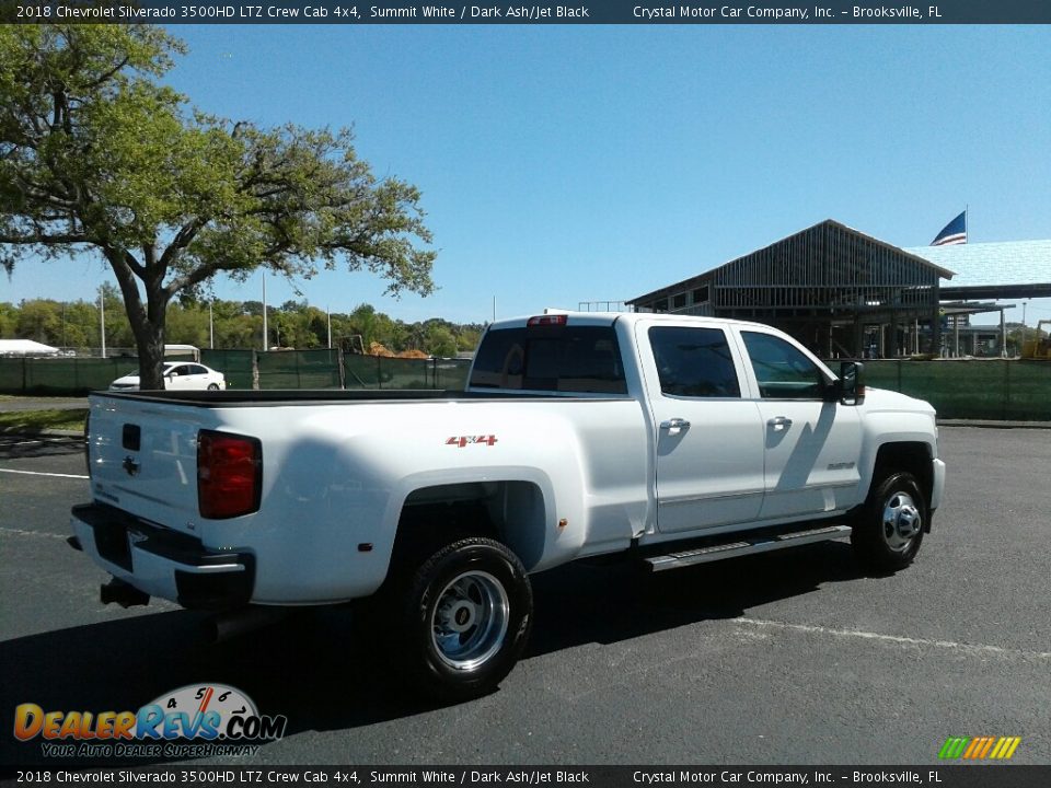 2018 Chevrolet Silverado 3500HD LTZ Crew Cab 4x4 Summit White / Dark Ash/Jet Black Photo #5
