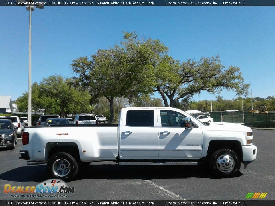 2018 Chevrolet Silverado 3500HD LTZ Crew Cab 4x4 Summit White / Dark Ash/Jet Black Photo #6