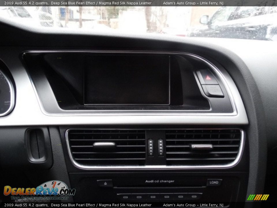 2009 Audi S5 4.2 quattro Deep Sea Blue Pearl Effect / Magma Red Silk Nappa Leather Photo #12