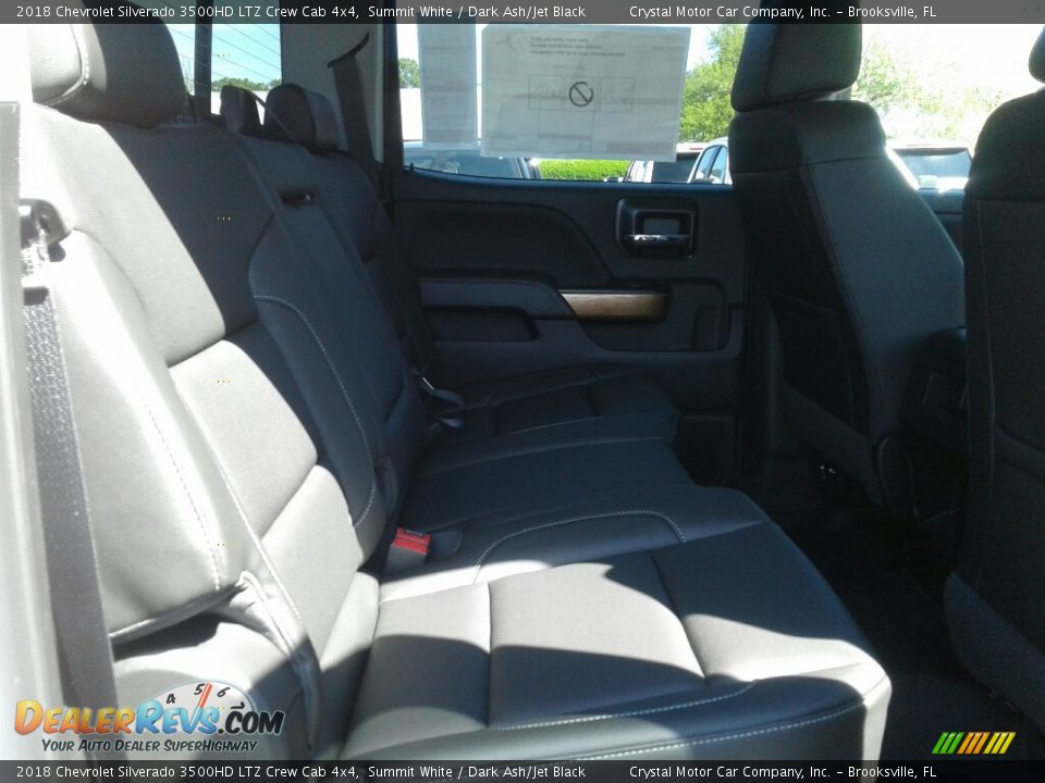 2018 Chevrolet Silverado 3500HD LTZ Crew Cab 4x4 Summit White / Dark Ash/Jet Black Photo #11