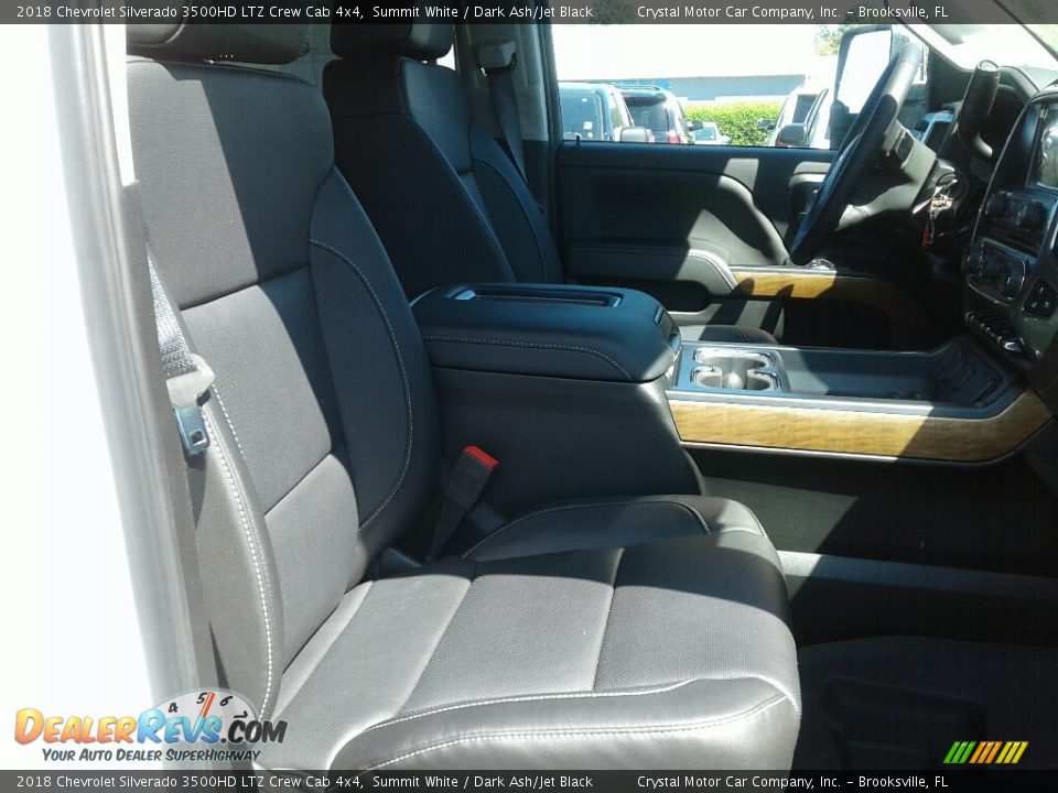 2018 Chevrolet Silverado 3500HD LTZ Crew Cab 4x4 Summit White / Dark Ash/Jet Black Photo #12