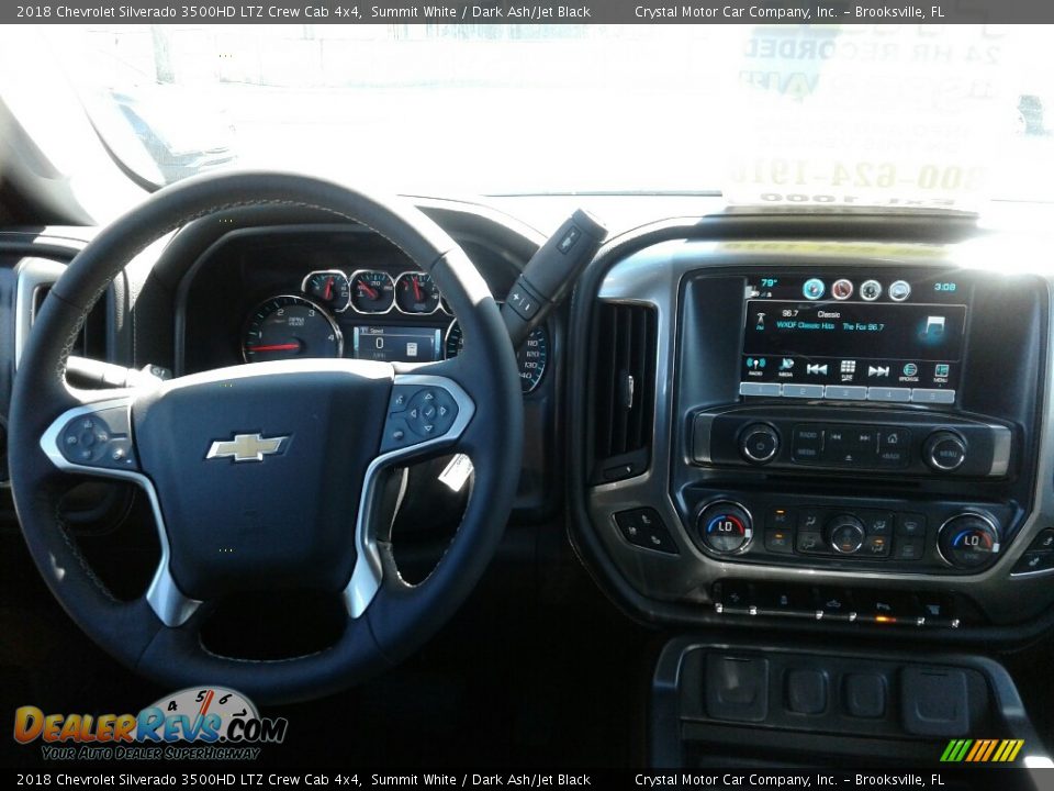 2018 Chevrolet Silverado 3500HD LTZ Crew Cab 4x4 Summit White / Dark Ash/Jet Black Photo #13