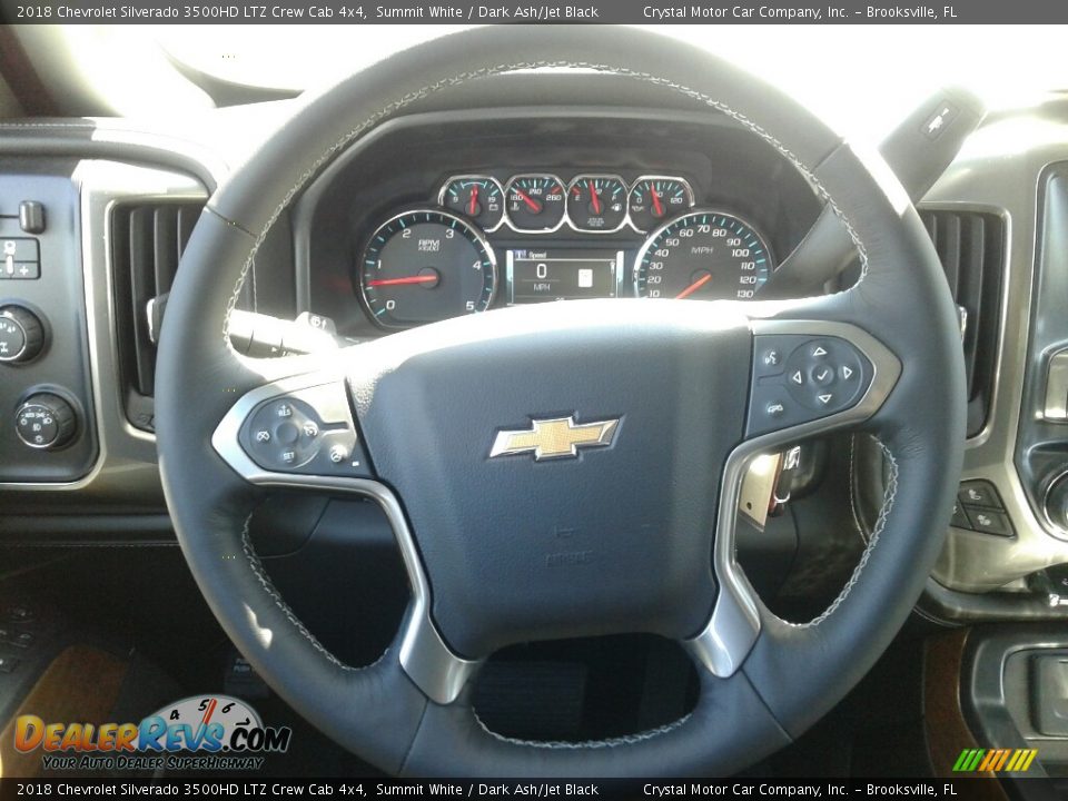 2018 Chevrolet Silverado 3500HD LTZ Crew Cab 4x4 Summit White / Dark Ash/Jet Black Photo #14