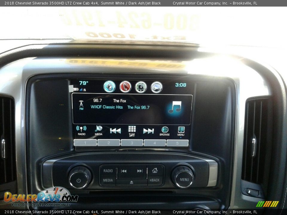 2018 Chevrolet Silverado 3500HD LTZ Crew Cab 4x4 Summit White / Dark Ash/Jet Black Photo #15