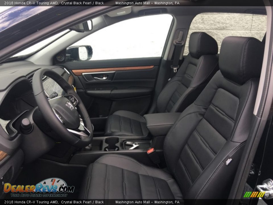 2018 Honda CR-V Touring AWD Crystal Black Pearl / Black Photo #12