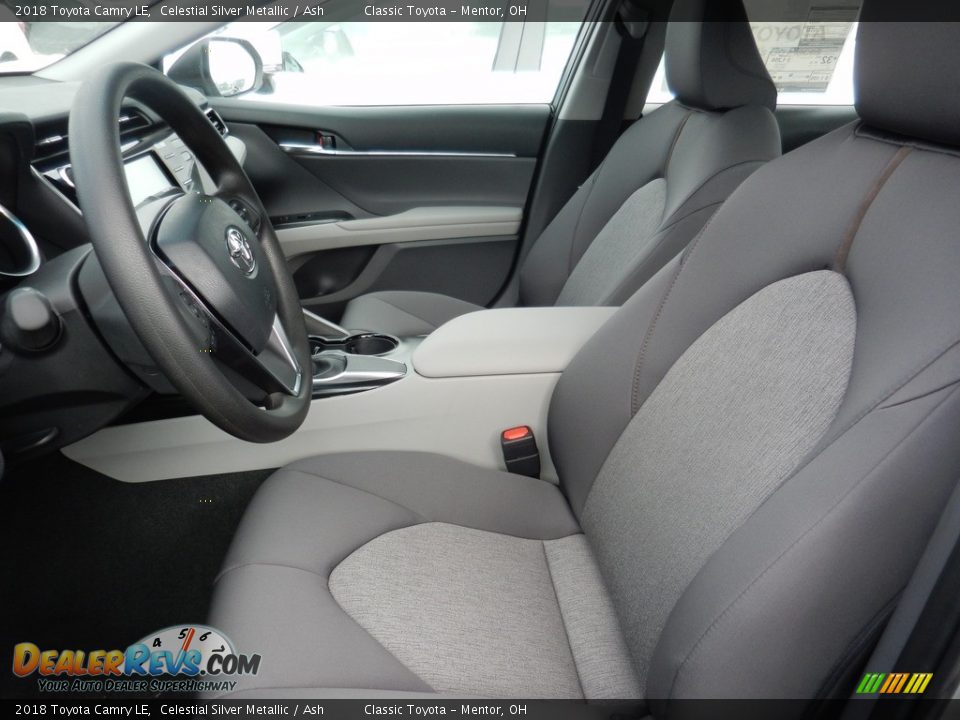 2018 Toyota Camry LE Celestial Silver Metallic / Ash Photo #3