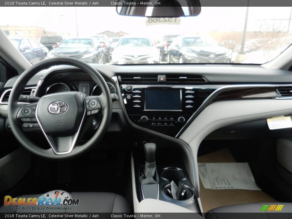 2018 Toyota Camry LE Celestial Silver Metallic / Ash Photo #5