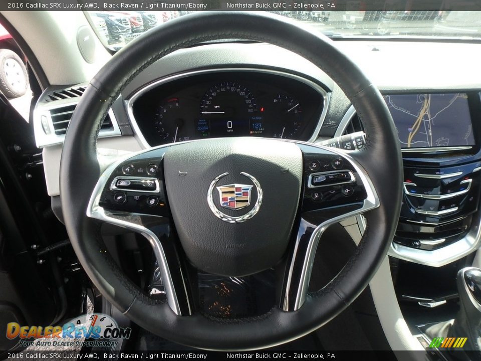 2016 Cadillac SRX Luxury AWD Black Raven / Light Titanium/Ebony Photo #24