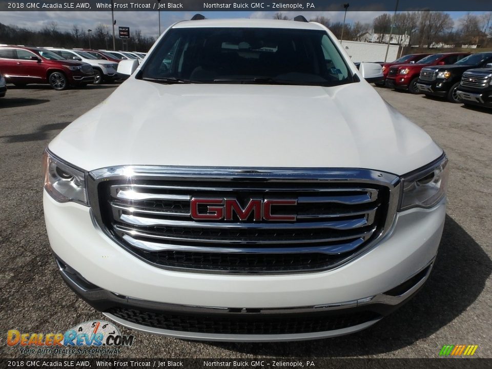 2018 GMC Acadia SLE AWD White Frost Tricoat / Jet Black Photo #2