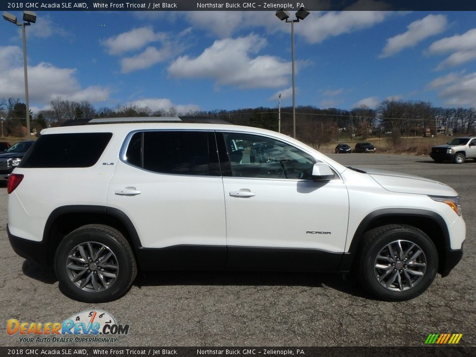 2018 GMC Acadia SLE AWD White Frost Tricoat / Jet Black Photo #4