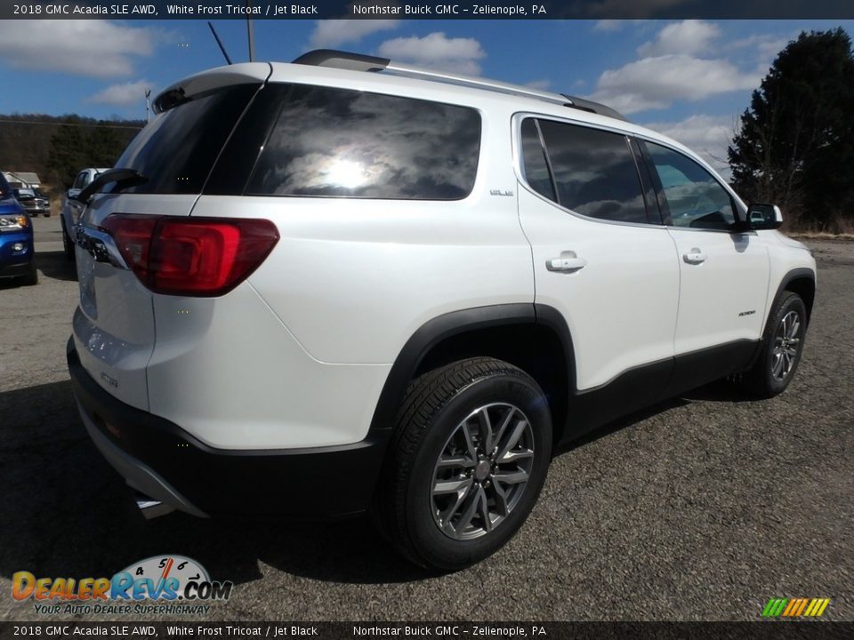 2018 GMC Acadia SLE AWD White Frost Tricoat / Jet Black Photo #5