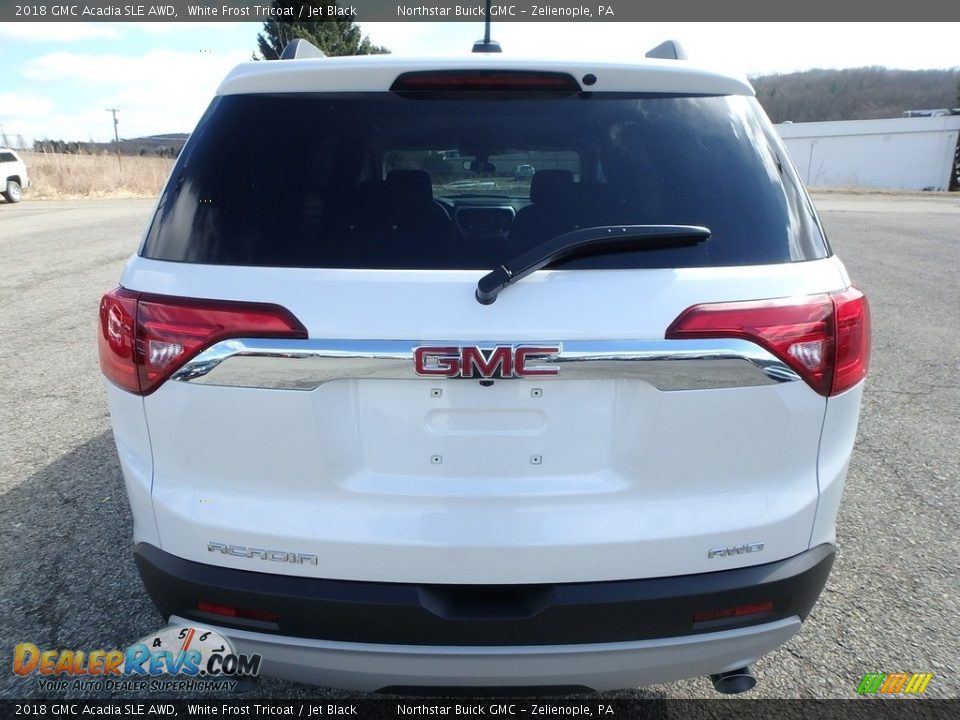 2018 GMC Acadia SLE AWD White Frost Tricoat / Jet Black Photo #6