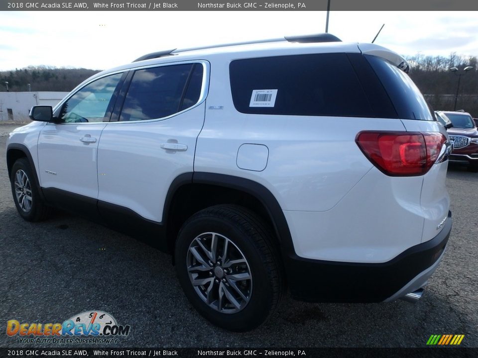 2018 GMC Acadia SLE AWD White Frost Tricoat / Jet Black Photo #8
