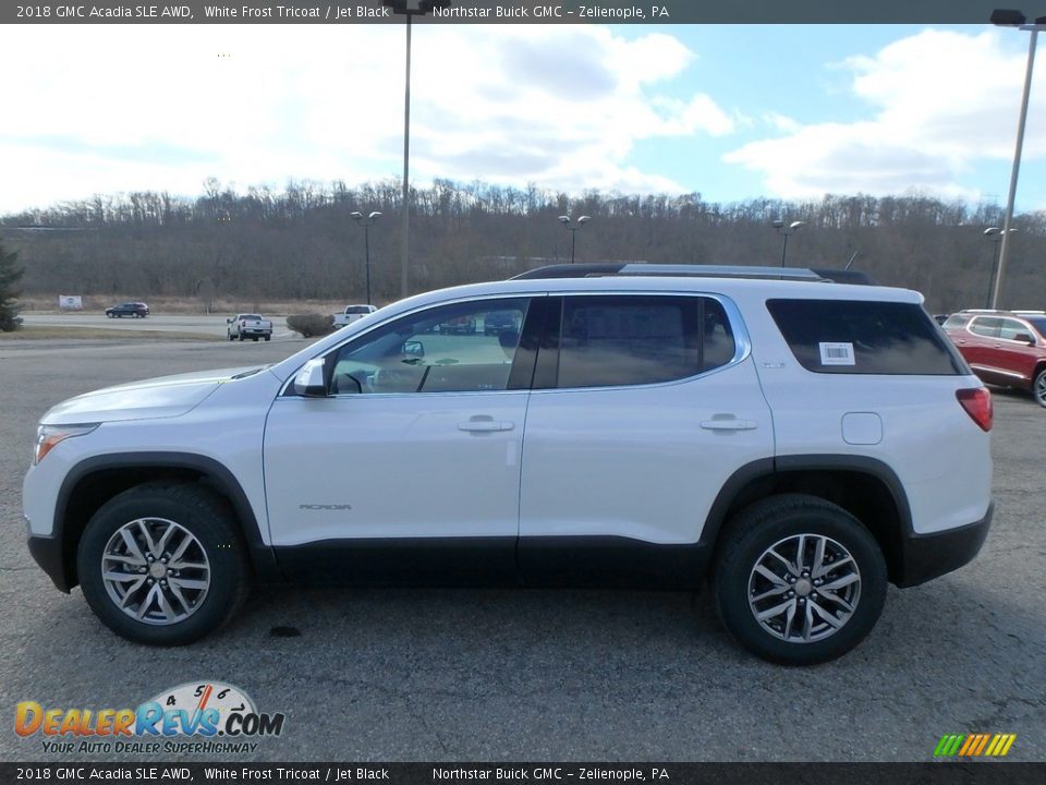 2018 GMC Acadia SLE AWD White Frost Tricoat / Jet Black Photo #9