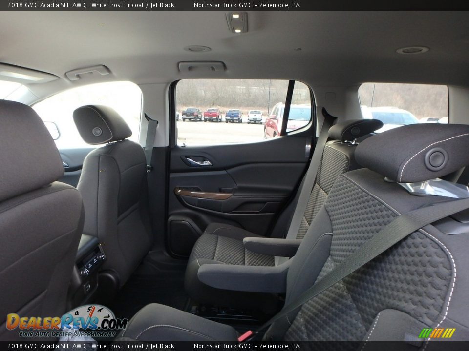 2018 GMC Acadia SLE AWD White Frost Tricoat / Jet Black Photo #12