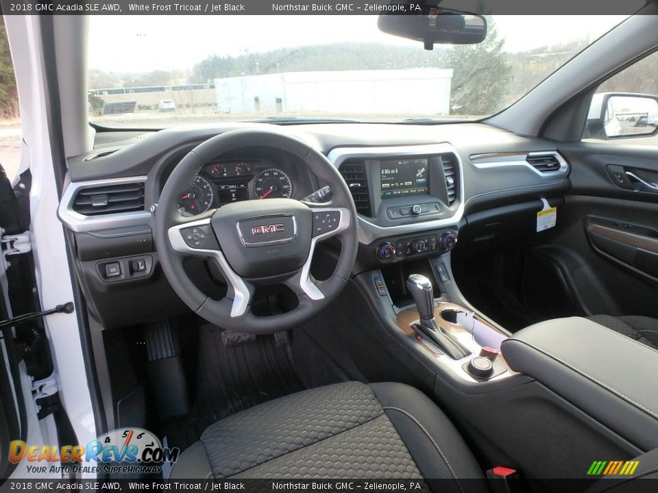 2018 GMC Acadia SLE AWD White Frost Tricoat / Jet Black Photo #14