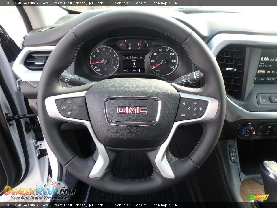 2018 GMC Acadia SLE AWD White Frost Tricoat / Jet Black Photo #17