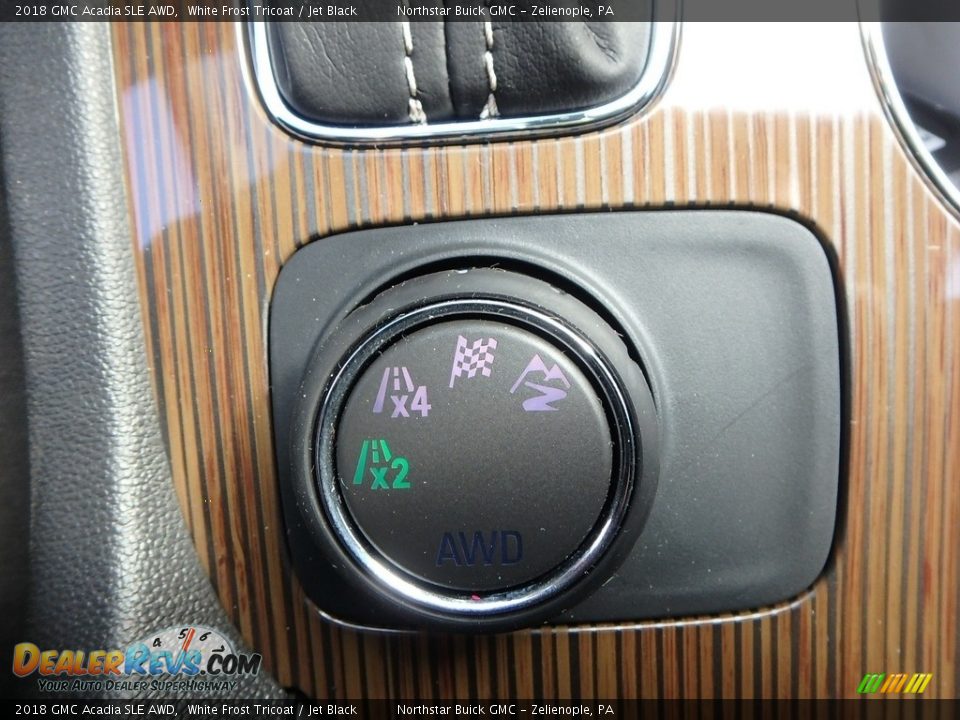 2018 GMC Acadia SLE AWD White Frost Tricoat / Jet Black Photo #18