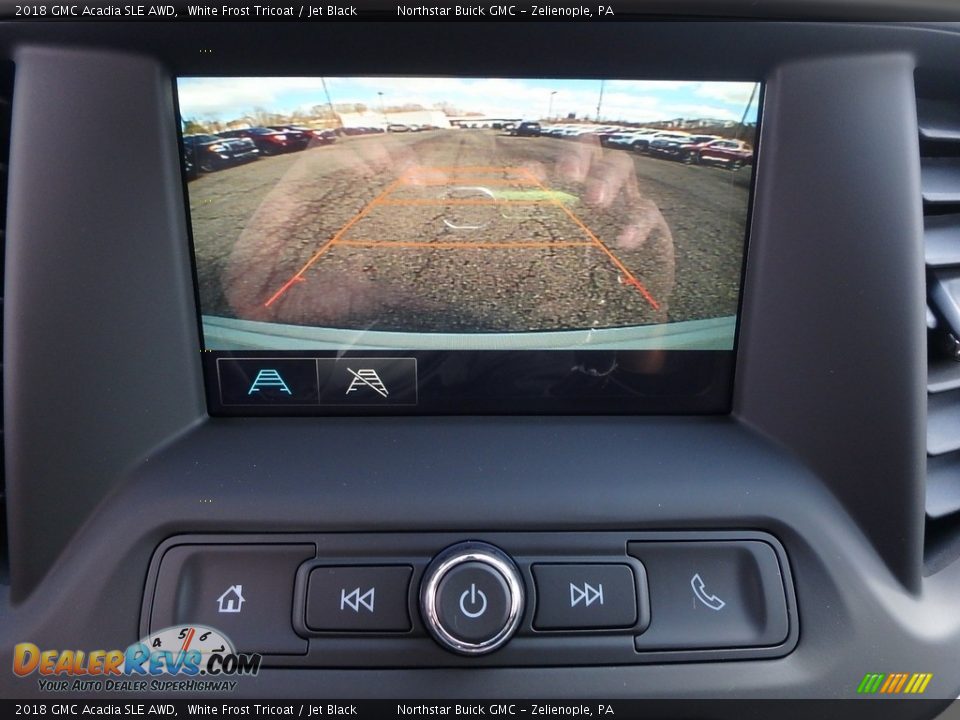 2018 GMC Acadia SLE AWD White Frost Tricoat / Jet Black Photo #19