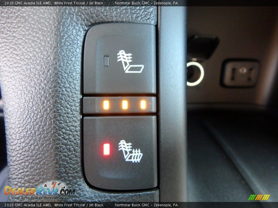 2018 GMC Acadia SLE AWD White Frost Tricoat / Jet Black Photo #20
