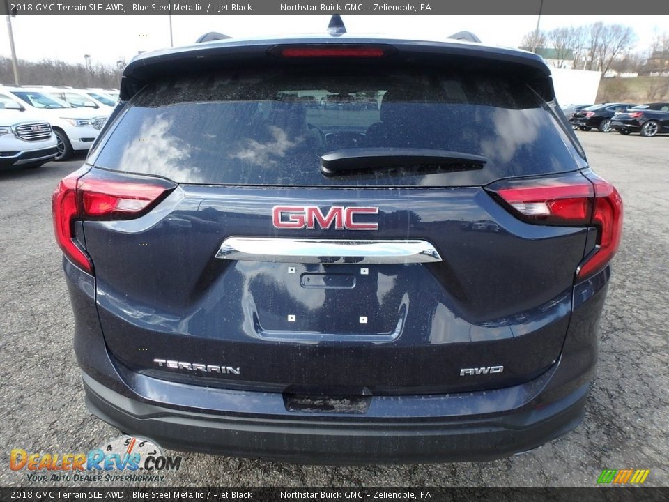 2018 GMC Terrain SLE AWD Blue Steel Metallic / ­Jet Black Photo #6
