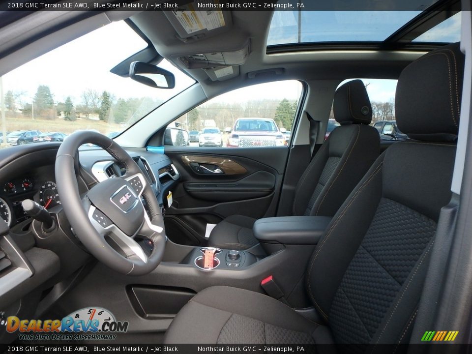 2018 GMC Terrain SLE AWD Blue Steel Metallic / ­Jet Black Photo #10