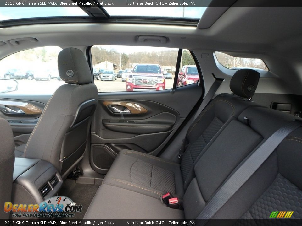 2018 GMC Terrain SLE AWD Blue Steel Metallic / ­Jet Black Photo #11